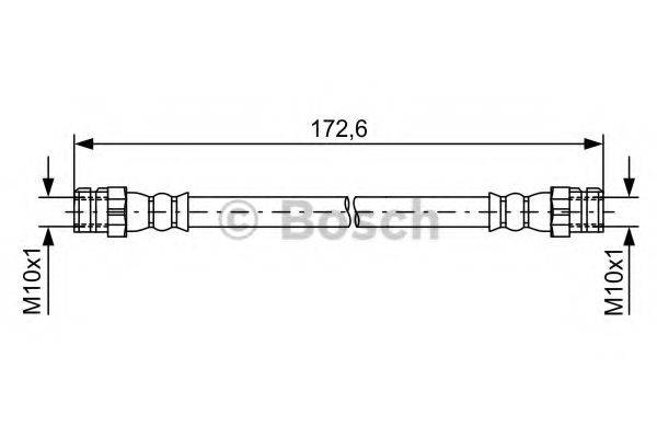 BOSCH 1987481737 Тормозной шланг