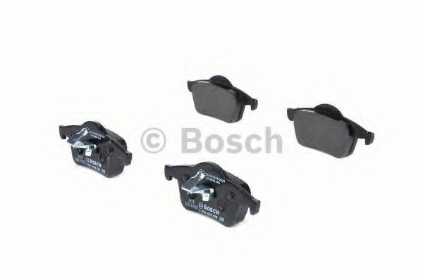 BOSCH 0986424539 Комплект тормозных колодок, дисковый тормоз