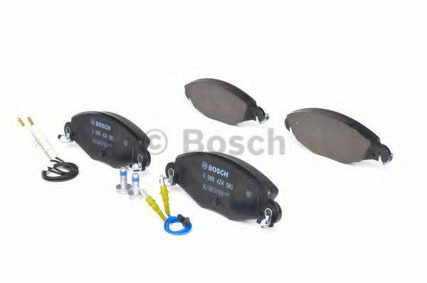 BOSCH 0986424581 Комплект тормозных колодок, дисковый тормоз