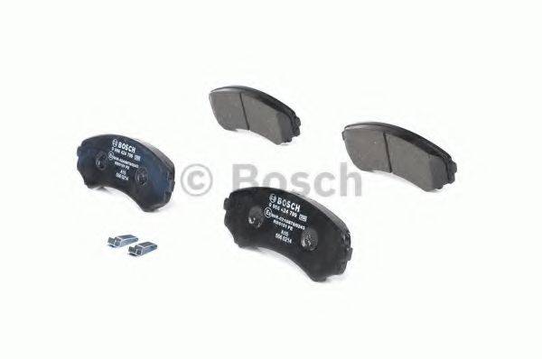 BOSCH 0986424709 Комплект тормозных колодок, дисковый тормоз