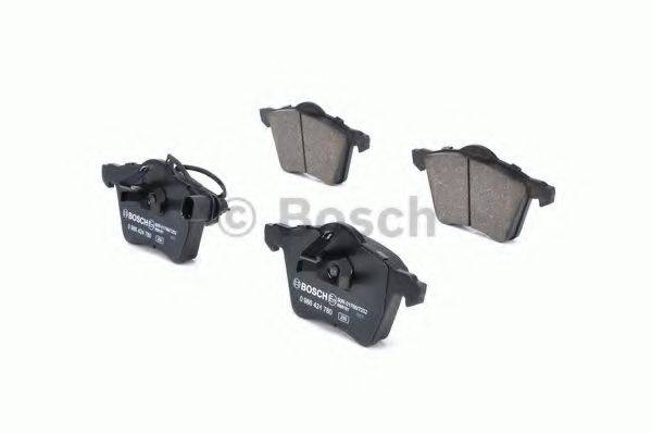 BOSCH 0986424780 Комплект тормозных колодок, дисковый тормоз