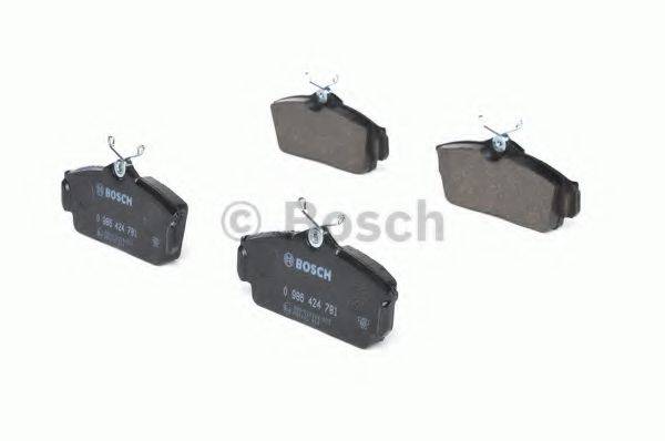 BOSCH 0986424781 Комплект тормозных колодок, дисковый тормоз