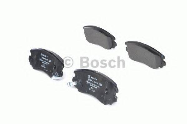 BOSCH 0986424815 Комплект тормозных колодок, дисковый тормоз