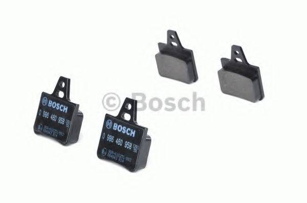 BOSCH 0986460958 Комплект тормозных колодок, дисковый тормоз