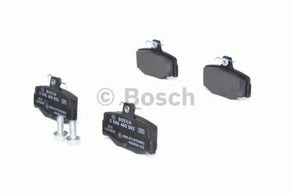 BOSCH 0986460993 Комплект тормозных колодок, дисковый тормоз