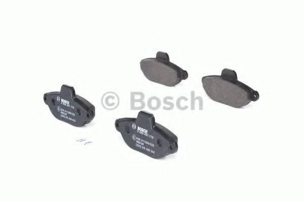 BOSCH 0986461119 Комплект тормозных колодок, дисковый тормоз