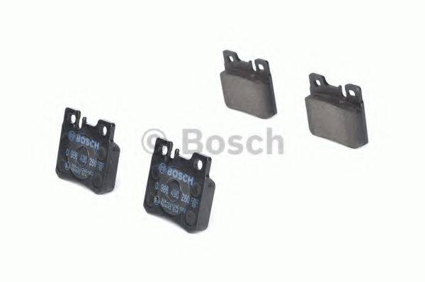 BOSCH 0986490260 Комплект тормозных колодок, дисковый тормоз