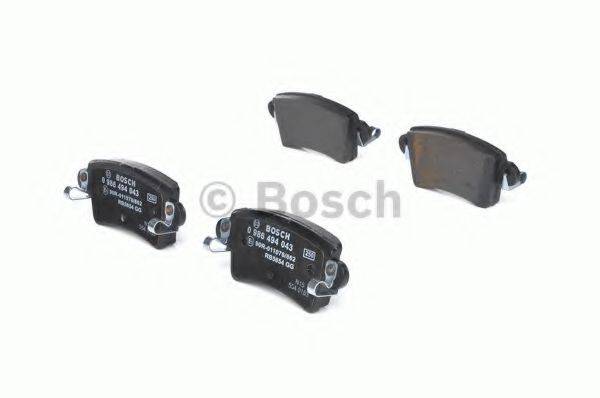 BOSCH 0986494043 Комплект тормозных колодок, дисковый тормоз