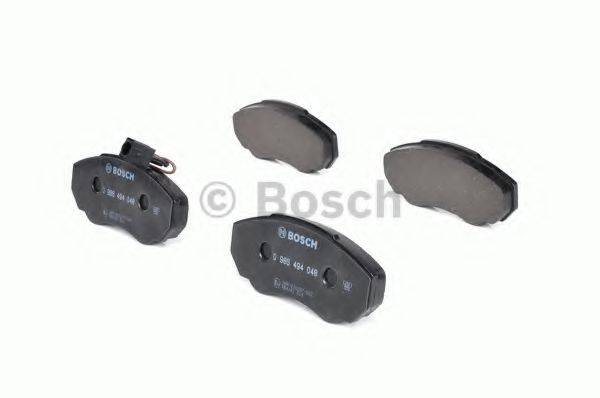 BOSCH 0986494048 Комплект тормозных колодок, дисковый тормоз