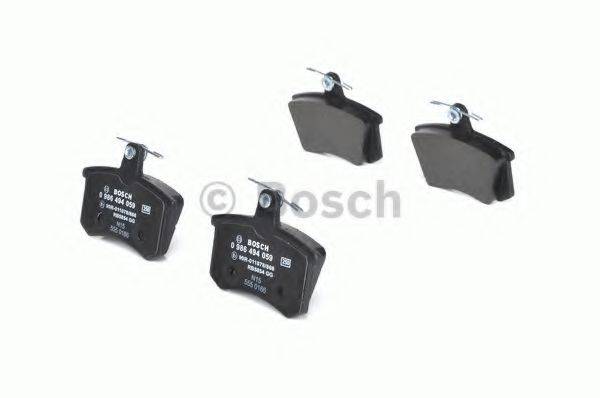 BOSCH 0986494059 Комплект тормозных колодок, дисковый тормоз