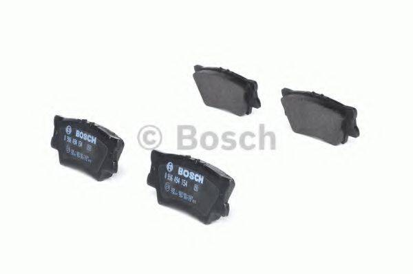 BOSCH 0986494154 Комплект тормозных колодок, дисковый тормоз