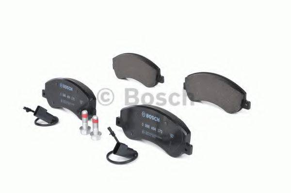 BOSCH 0986494170 Комплект тормозных колодок, дисковый тормоз