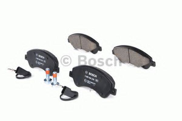 BOSCH 0986494236 Комплект тормозных колодок, дисковый тормоз