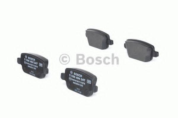 BOSCH 0986494247 Комплект тормозных колодок, дисковый тормоз