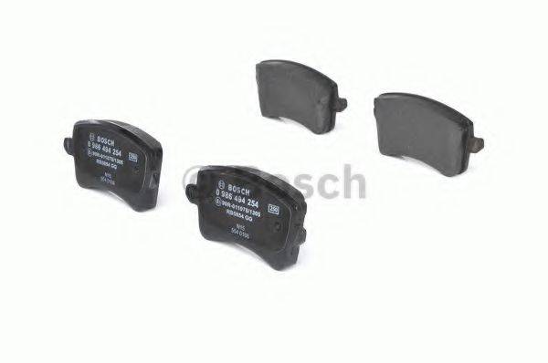 BOSCH 0986494254 Комплект тормозных колодок, дисковый тормоз