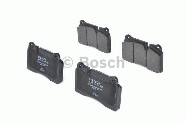 BOSCH 0986494351 Комплект тормозных колодок, дисковый тормоз