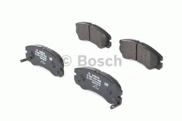 BOSCH 0986424366 Комплект тормозных колодок, дисковый тормоз