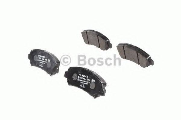 BOSCH 0986494244 Комплект тормозных колодок, дисковый тормоз