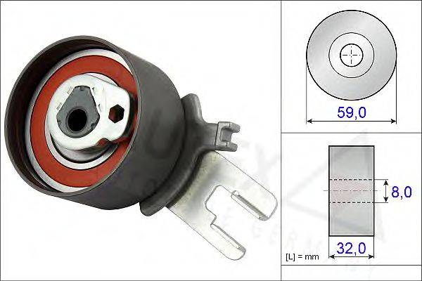 AUTEX 654825 Натяжной ролик, ремень ГРМ