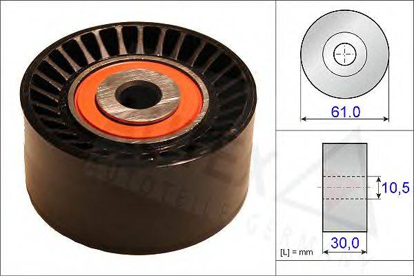 AUTEX 654832 Паразитный / Ведущий ролик, зубчатый ремень