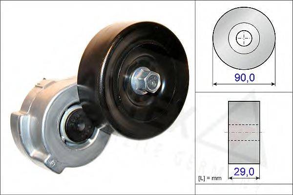 AUTEX 654841 Натяжная планка, поликлиновой ремень