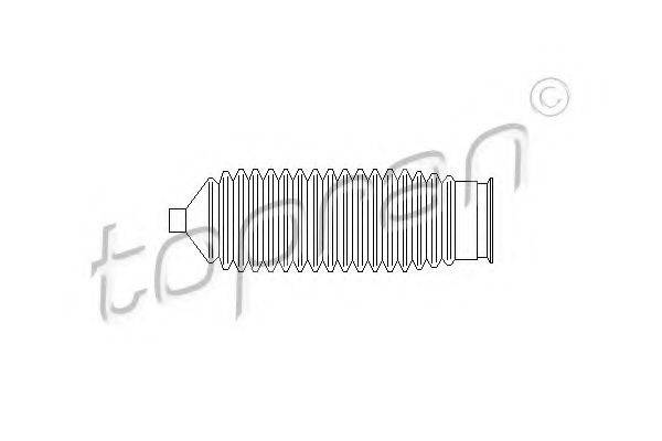 TOPRAN 721140 Пыльник, рулевое управление