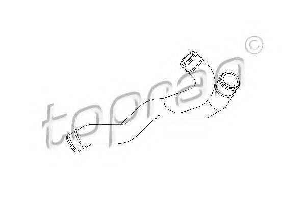 TOPRAN 112143 Шланг, воздухоотвод крышки головки цилиндра