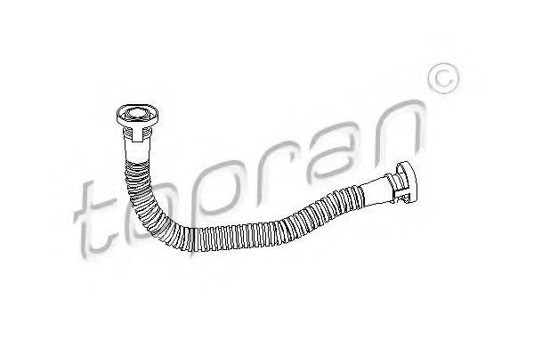 TOPRAN 111301 Шланг, воздухоотвод крышки головки цилиндра