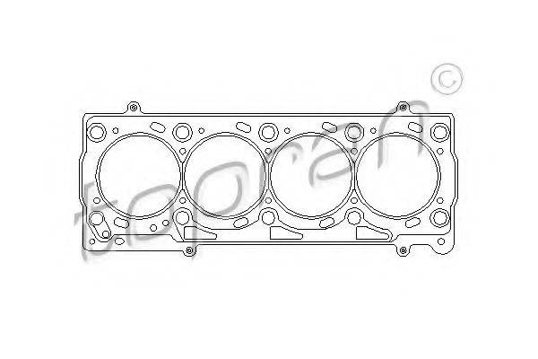 TOPRAN 109357 Прокладка, головка цилиндра
