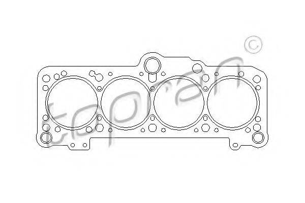TOPRAN 100814 Прокладка, головка цилиндра
