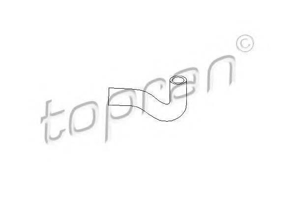 TOPRAN 100199 Шланг, воздухоотвод крышки головки цилиндра