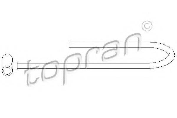 TOPRAN 107393 Шланг, вентиляция картера