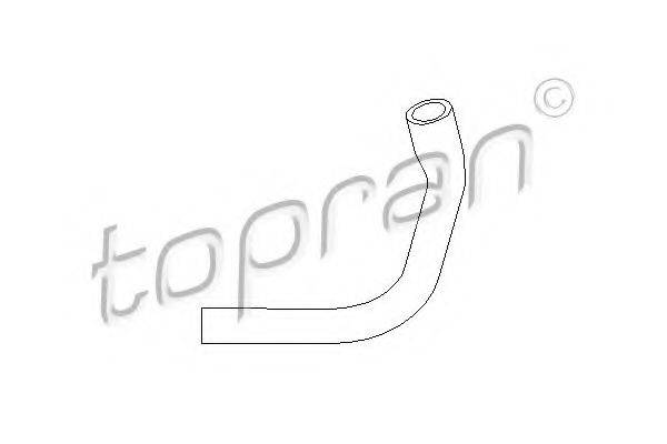 TOPRAN 107394 Шланг, воздухоотвод крышки головки цилиндра