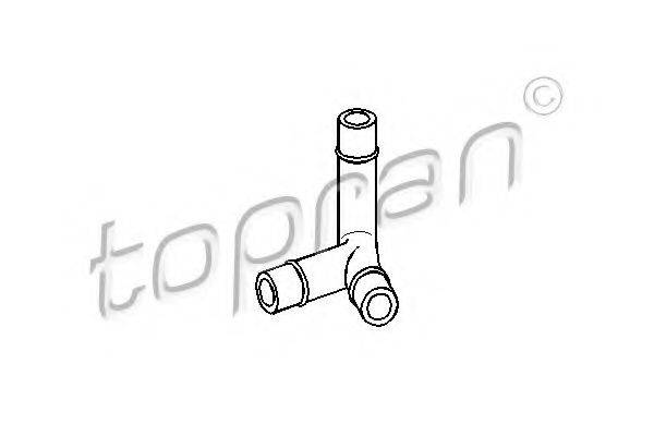 TOPRAN 107395 Шланг, воздухоотвод крышки головки цилиндра