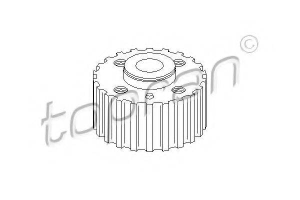 TOPRAN 108697 Шестерня, коленчатый вал