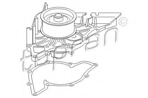 TOPRAN 107817 Водяной насос