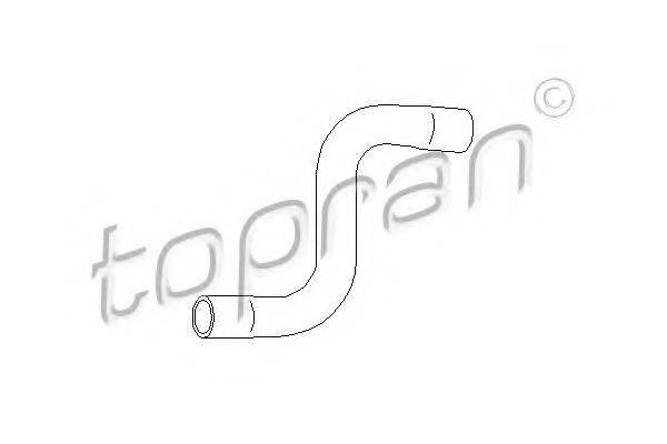 TOPRAN 102996 Шланг радиатора