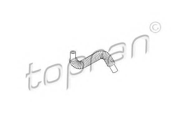 TOPRAN 109013 Шланг радиатора