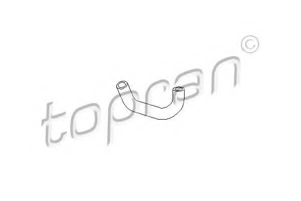 TOPRAN 107383 Шланг радиатора