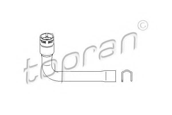 TOPRAN 111975 Шланг радиатора