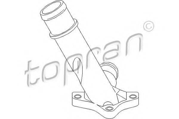TOPRAN 109629 Фланец охлаждающей жидкости