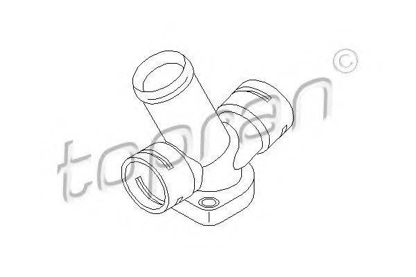 TOPRAN 107613 Фланец охлаждающей жидкости