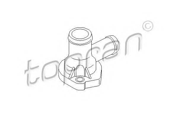 TOPRAN 107917 Фланец охлаждающей жидкости