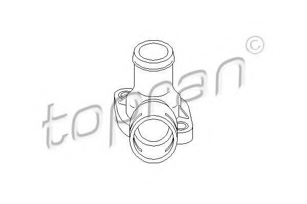 TOPRAN 107310 Фланец охлаждающей жидкости