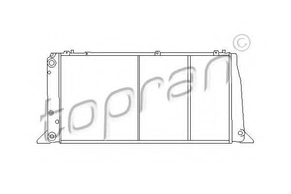 TOPRAN 104274 Радиатор, охлаждение двигателя