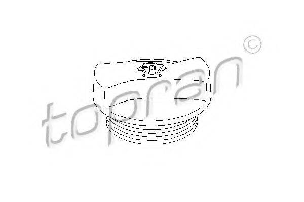 TOPRAN 107532 Крышка, резервуар охлаждающей жидкости
