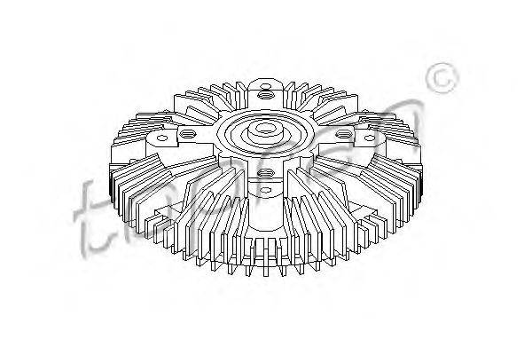 TOPRAN 109606 Сцепление, вентилятор радиатора