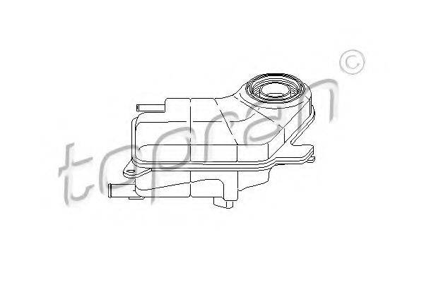 TOPRAN 109343 Компенсационный бак, охлаждающая жидкость
