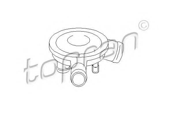 TOPRAN 111562 Клапан, отвода воздуха из картера