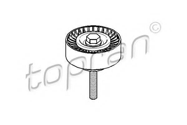 TOPRAN 110377 Паразитный / ведущий ролик, поликлиновой ремень